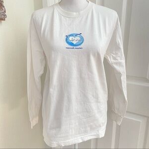 Techstyles Sportswear Mammoth Mountain Long Sleeve T-Shirt Powder Angel Girls XL